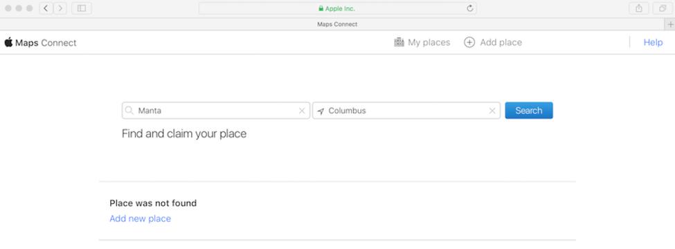 Apple Maps step 2