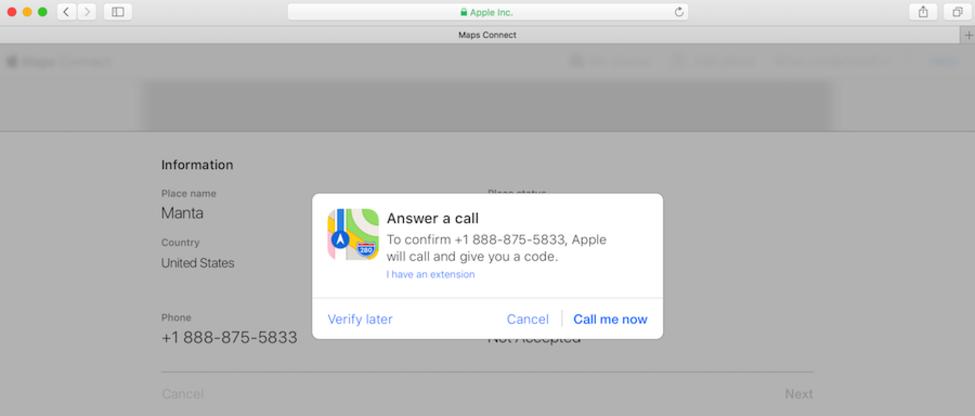 Apple Maps step 4