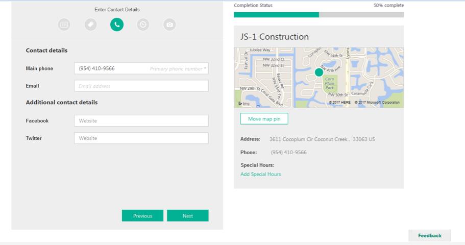 Bing Places for Business step 6