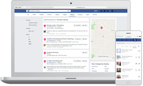 Facebook laptop
