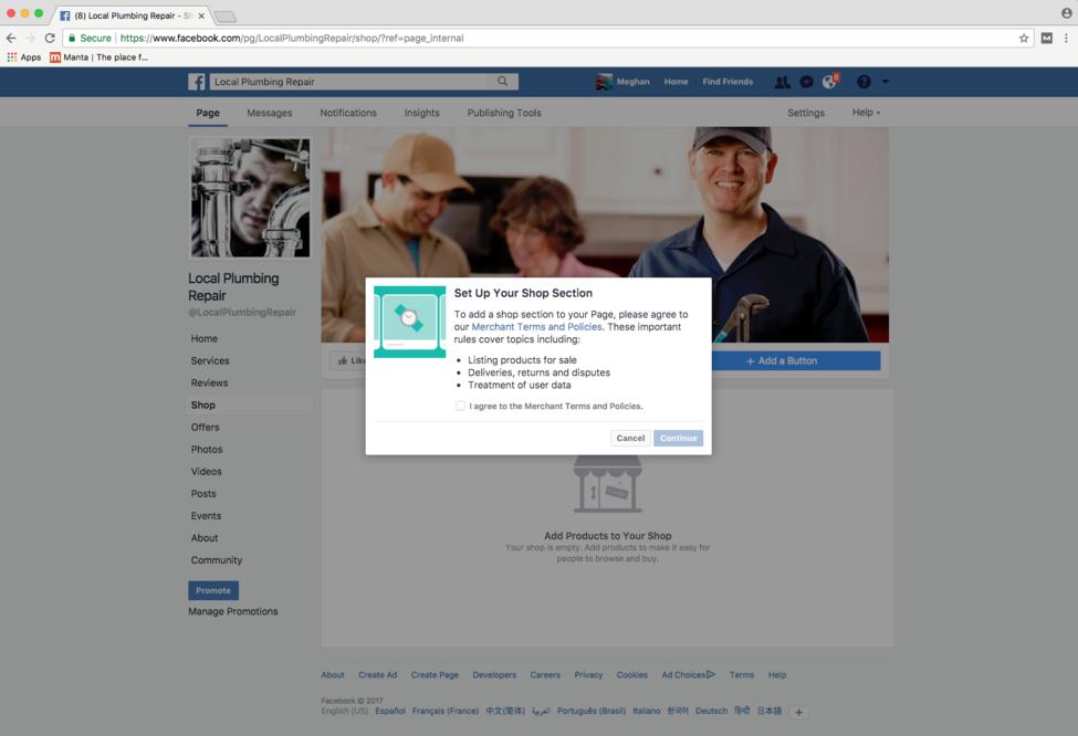 Facebook step 11