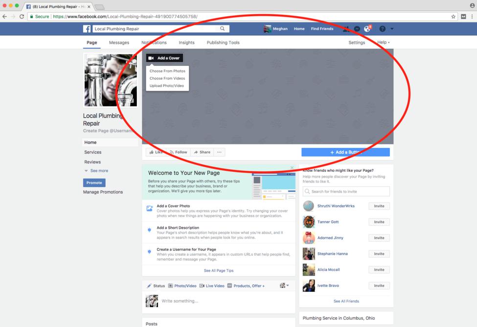 Facebook step 6