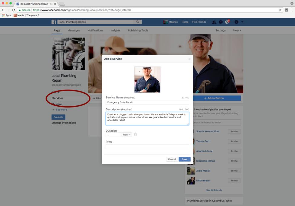Facebook step 9