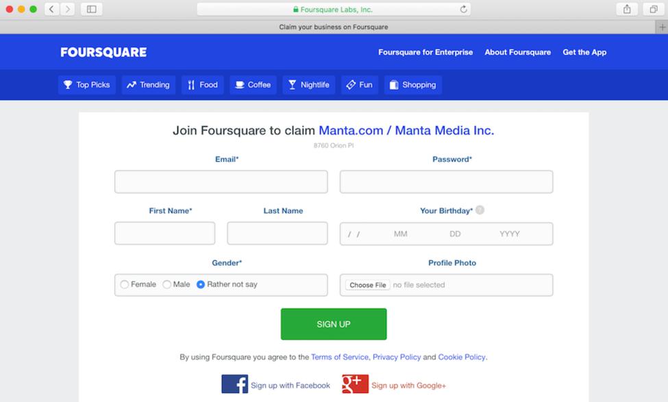 Foursquare step 3