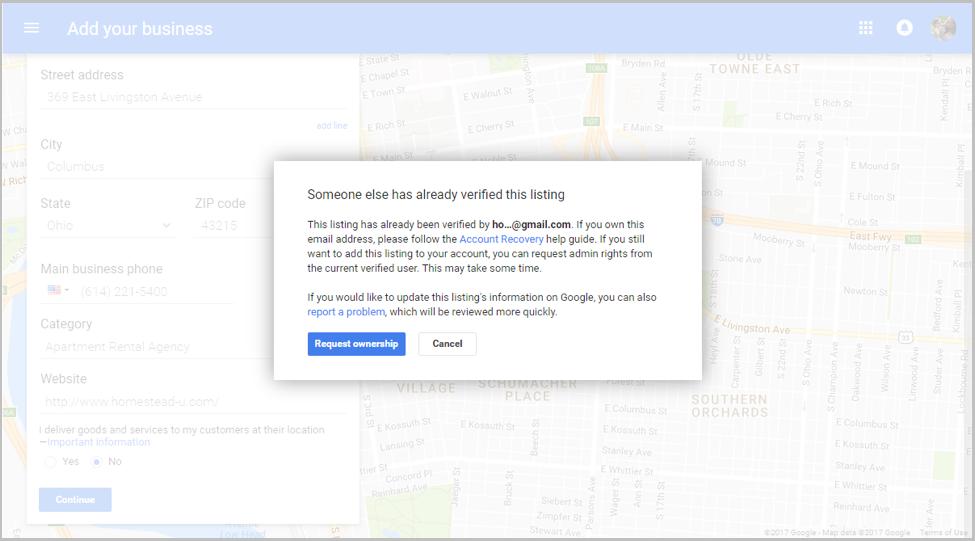 Google My Business step 4