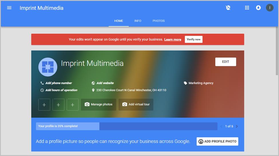 Google My Business step 8