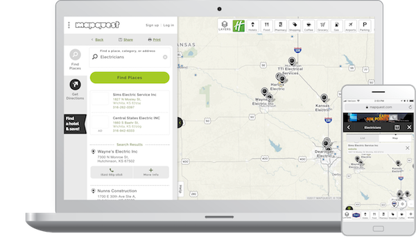 Mapquest laptop