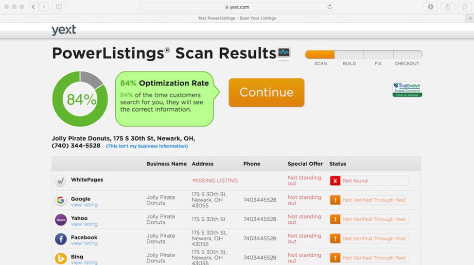 Whitepages step 3