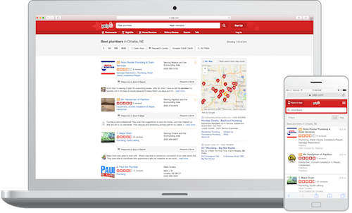 Yelp laptop