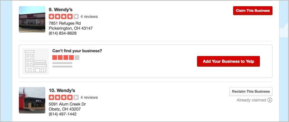 Yelp step 2