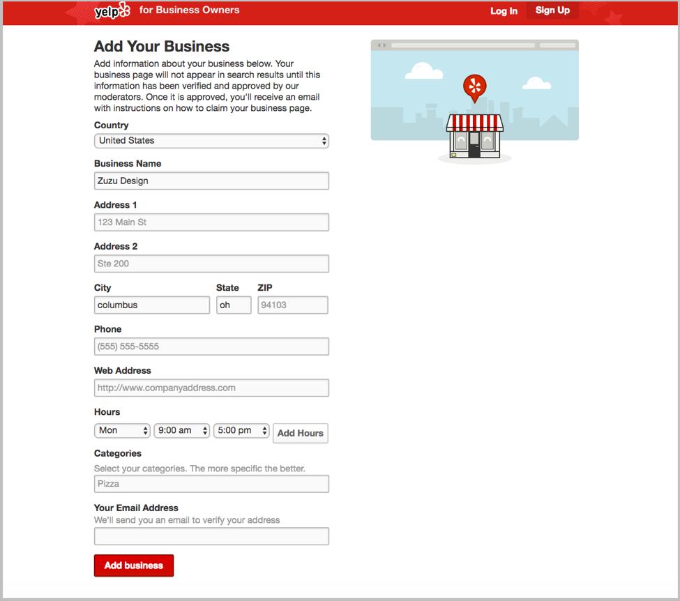 Yelp step 7