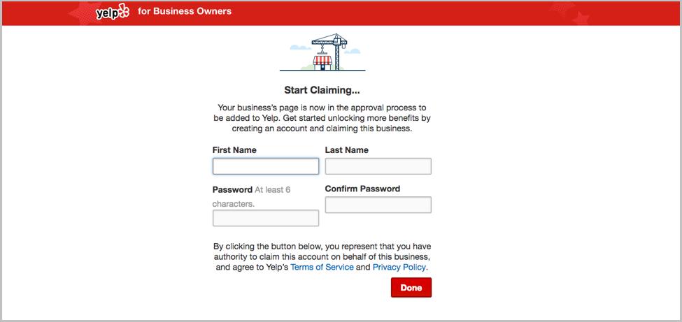 Yelp step 9